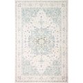 Bashian Bashian C189-BE-5X7.6-CR411 5 ft. 2 in. x 7 ft. 6 in. Corsica Collection Bohemian Polyester Power Loom Area Rug; Beige C189-BE-5X7.6-CR411